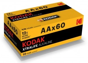 Батарейка LR Kodak XTRALIFE  LR6  (АA) алкалиновая  (уп.4/60шт)