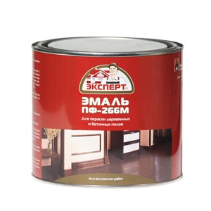 Эмаль ЭКСПЕРТ д/пола  ПФ-266М  золотисто-коричн.  2,7 кг  (уп.6шт)