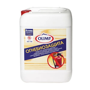 Деревозащит. ср-во Olimp  Огнебиозащита   б/цв   IIкат. (  5л) (м)