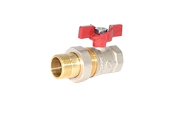 Кран шар. американка прямая  3/4 г/ш  бабоч. VALFEX OPTIMA