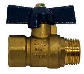 Кран шар. 3/4 г/ш  бабочка  VALFEX OPTIMA  (уп.20шт)