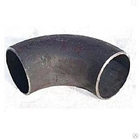 Отвод стальной  короткий  Ду  40 черный