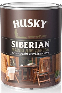 Масло для террас и садовой мебели 2,7л; HUSKY  (3шт)