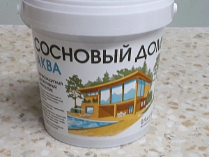 Деревозащит. ср-во акрил. Антисептик АКВА СОСНОВЫЙ ДОМ ПАЛИСАНДР 0.9л /уп.6 шт./ 