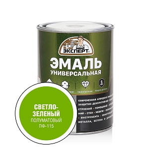 Эмаль ЭКСПЕРТ ПФ 115 п/м универсальная  светло-зеленая  1,8кг  /уп.6шт/ 