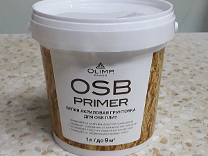 Грунтовка Акриловая   OLIMP  для OSB-плит  1л /6шт/  