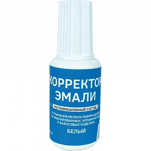 Состав д/реставрации эмал.поверх (корректор), 20мл, белый  /уп.12шт/