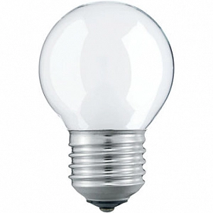 Лампа шар мал матов 60W Е27 FR (Р45) ASD/10шт