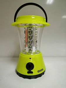 Фонарь кемпинговый Accu F5-L36gn(акк 4V 1.6Ah) 36св/д зеленый/пластик