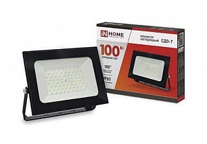 Прожектор   100W светодиод.  СДО-07  IP65 6500К 9000Лм 230*208*25  ASD