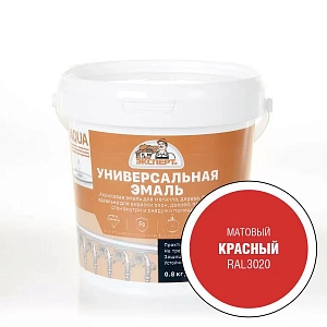 Эмаль Акриловая ЭКСПЕРТ  глянц. красный RAL 3020  2,5кг  