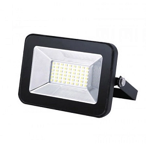Прожектор    30W светодиод. плоский IP65 2550lm 6500K 140х136х45 Jazzway