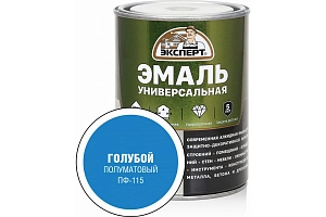 Эмаль ЭКСПЕРТ ПФ 115 п/м универсальная  голубая  25кг