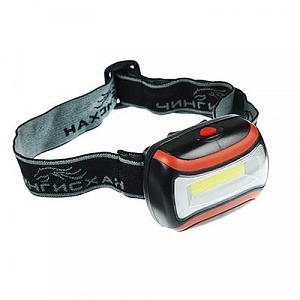 Фонарь налобный, светодиод,   COB LED  3Вт (3*ААА),  6,5*4,5*3см