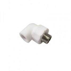Отвод комб. ППР  3/4 Шх25  с креплением /Rosturplast/ уп.20шт