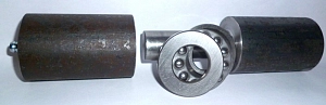 Петля гаражная с подшипн. d 42*150мм  (уп.2/20 шт)
