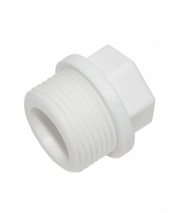 Заглушка ППР резьбовая 3/4"ш в трубу /Rosturplast/ 