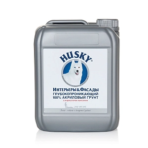 Грунт акриловый HUSKY глубокопроникающий с индикатором  10л