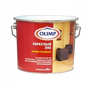 Лак паркетный П/МАТ. OLIMP (2,7л)   /уп.3шт/ (м)