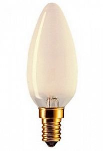 Лампа свеча матов E27 40w FR (B35) PHILIPS/10шт