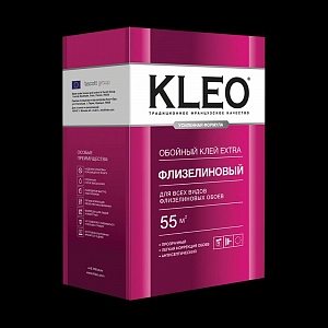 Клей Обойный "KLEO 55" Флизелин  380гр (уп. 12/16шт.)
