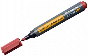 Маркер красный перм. (строительный) (12шт)