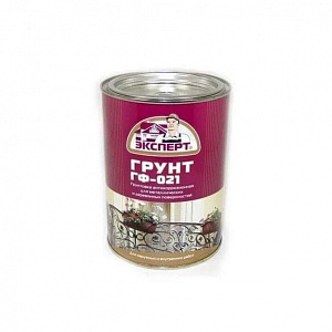Грунт  ГФ-021  БЫСТРОсохнущий   красно-коричн. (0,8кг)  /уп.6шт/  Эксперт