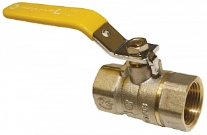 Кран газ. шаровой  1/2" г/г ручка (муфтовый  Ду-15) V