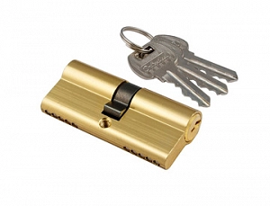 Сердцевина замка S-locked  AL 70мм PB (золото)  3 англ.кл - кл.