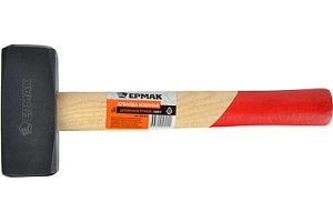 Кувалда 1,5 кг КОВАНАЯ, дер. короткая ручка ЕРМАК /662-413/