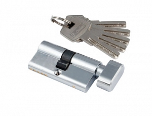 Сердцевина замка S-locked  Z402    60мм CP (хром)  5 перф.кл - верт.